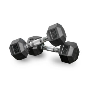 MANCUERNA HEXAGONAL AHULADA NEGRA  12 LBS