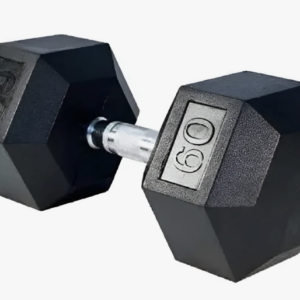MANCUERNA HEXAGONAL AHULADA NEGRA  60 LBS