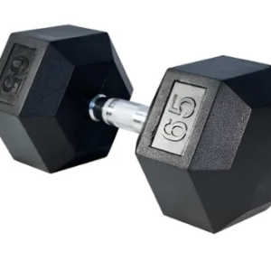 MANCUERNA HEXAGONAL AHULADA NEGRA 65 LBS