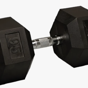 MANCUERNA HEXAGONAL AHULADA NEGRA  95 LBS